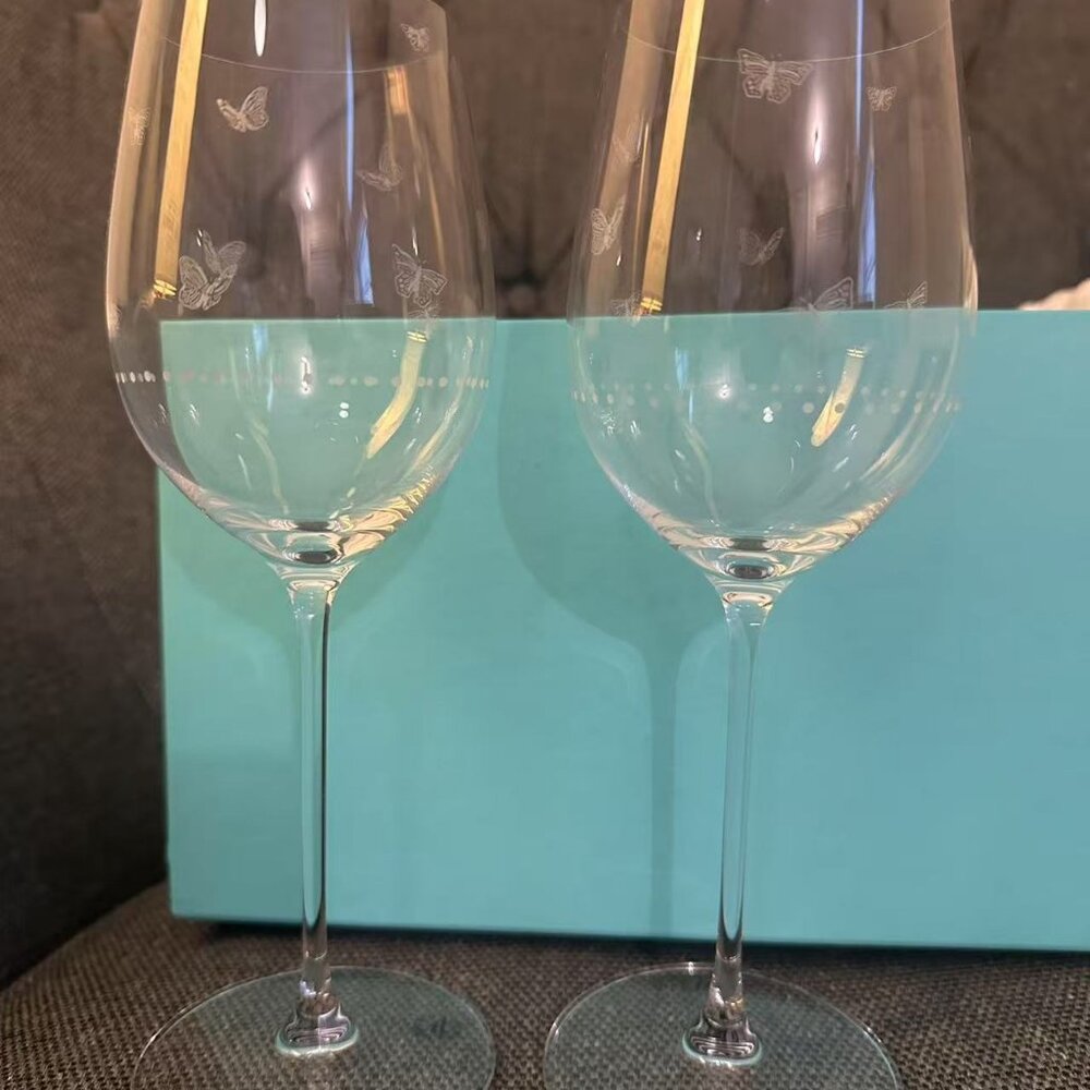 Tiffany & Co. Jardin Red Wine Glasses